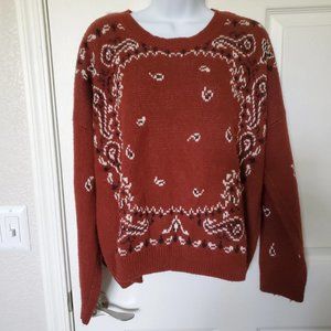 Graphic sweater